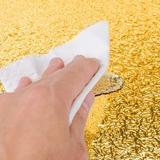 Sakerplus® Waterproof & Oil-Proof Orange Peel Aluminum Foil Contact Paper