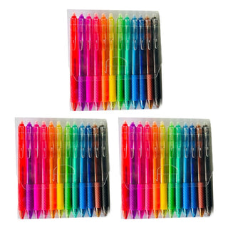 Sakerplus Multi-Color Erasable Gel Pens (12 pcs)