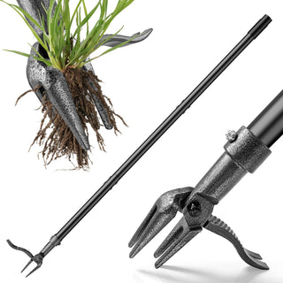 Sakerplus® Long Handle Steel Weed Remover