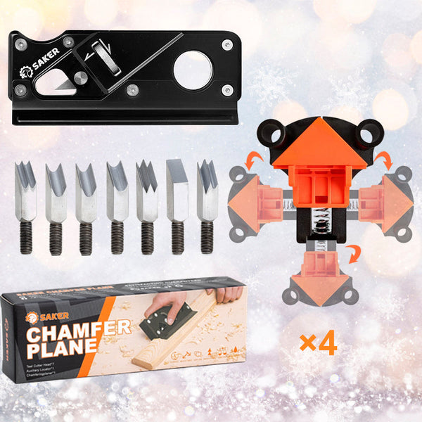 Woodworking Hand Tool for Precise Edges - SAKER® Chamfer Plane