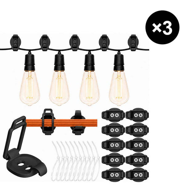 Sakerplus® Adjustable Elastic Cable Management Clips
