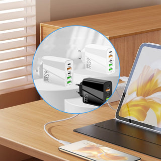 Sakerplus Multi Port Adaptor 65W Fast Charger - US Standard