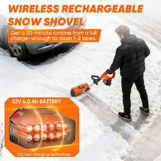 Sakerplus® 22V Cordless Electric Snow Shovel