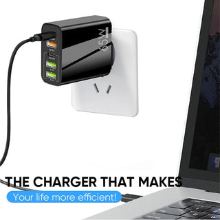 Sakerplus Multi Port Adaptor 65W Fast Charger - US Standard