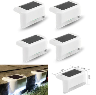 Luces solares para terraza SAKER® para exteriores, paquete de 4