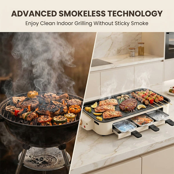 Sakerplus® Indoor Smokeless Electric Grill Cooking Appliance