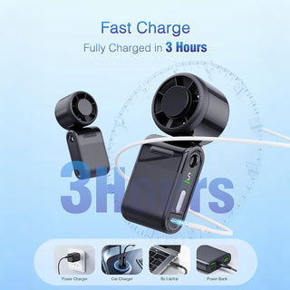 Sakerplus® Foldable Handheld Turbo Mini Portable Fan
