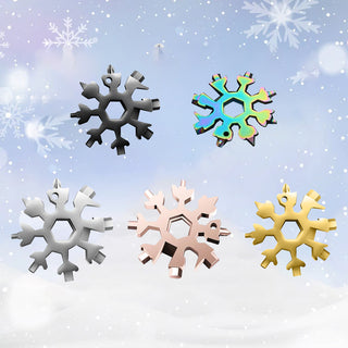 Sakerplus 18-in-1 Stainless Steel Snowflakes Multi-tool
