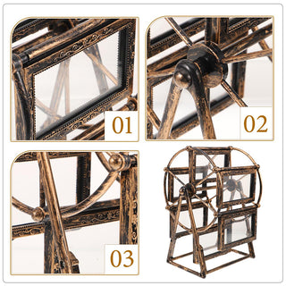 Sakerplus® Retro Vintage Rotating Ferris Wheel Frame