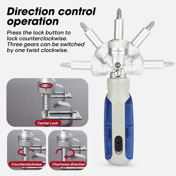 Saker 14-IN-1 Ratchet Screwdriver Set