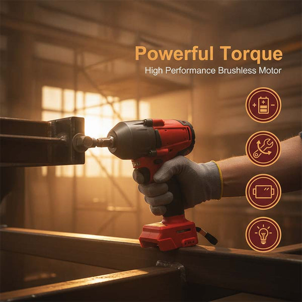 Sakerplus® Brushless Cordless High-Torque Impact Wrench
