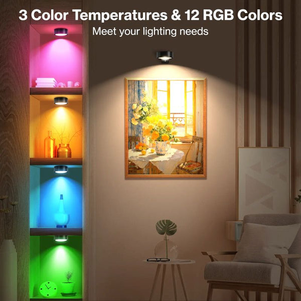 Sakerplus® Magnetic Rechargeable Picture Wall Lights