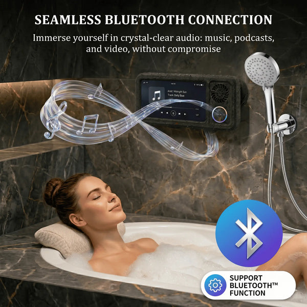 Sakerplus® Waterproof Bluetooth Shower Phone Holder
