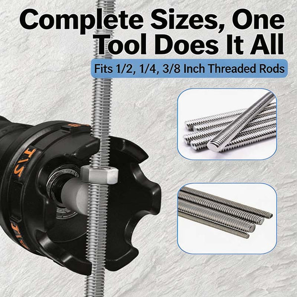 Sakerplus® Threaded Rod Nut Runner Attachment