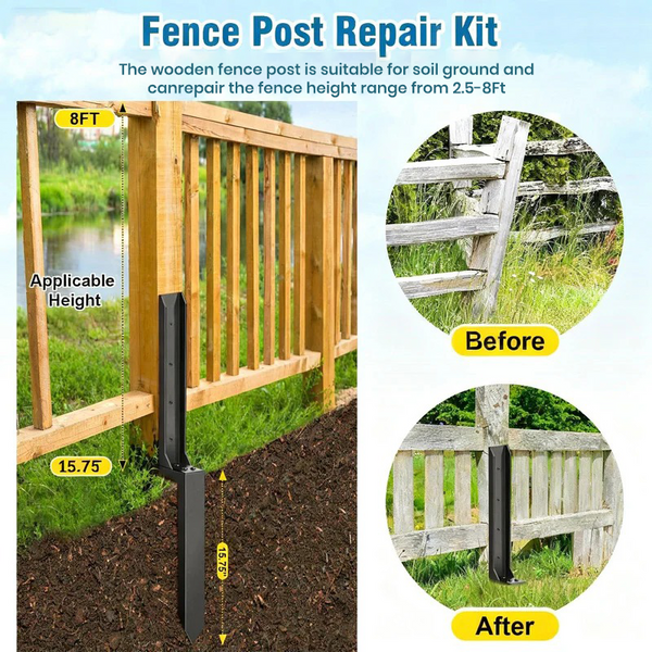 Sakerplus® Fence Post Repair Kit