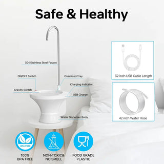 Sakerplus®  Automatic Electric Water Bottle Pump