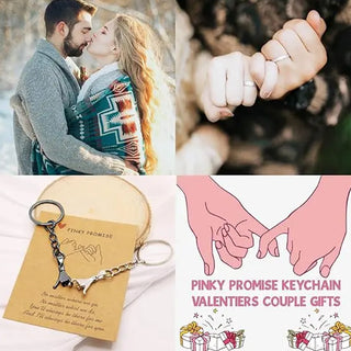 Sakerplus® Couples Hand In Hand Keychain Set
