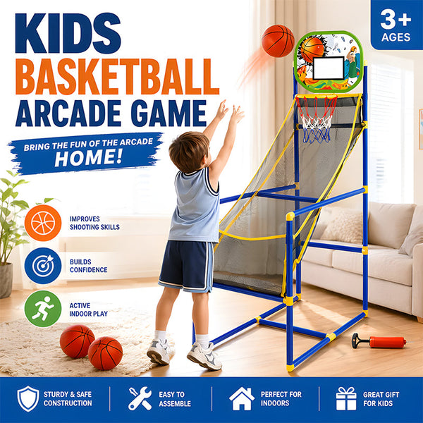 Sakerplus® Kids Indoor Outdoor Basketball Hoop Set