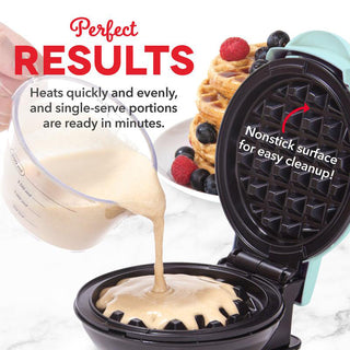 Sakerplus® Mini Waffle Bowl Maker Non-Stick Coating