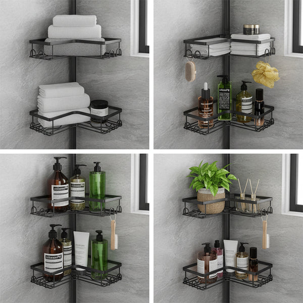 Sakerplus® Adjustable Corner Shower Caddy Organizer