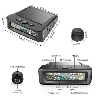 Sakerplus® Solar Trailer Tire Pressure Monitoring System
