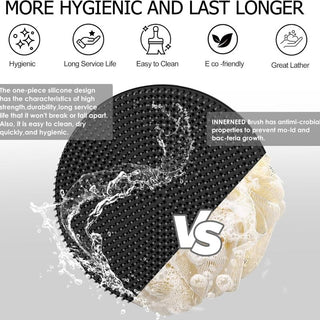Sakerplus® Silicone Back Scrubber Shower Brush Set