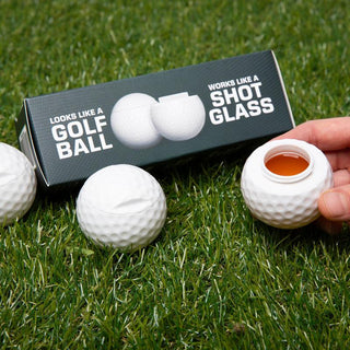 Sakerplus® Golf Ball Shaped Shot Glass Set