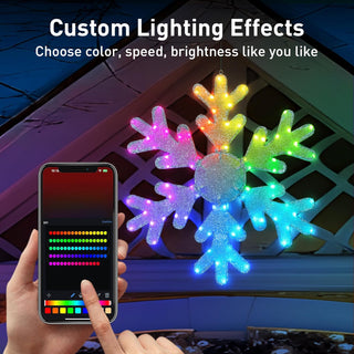 Sakerplus® Smart Led Snowflake Christmas Lights