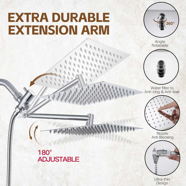 Sakerplus® High Pressure Rain Shower System