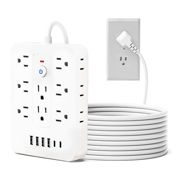 Sakerplus® 20-in-1 Surge Protector Power Strip