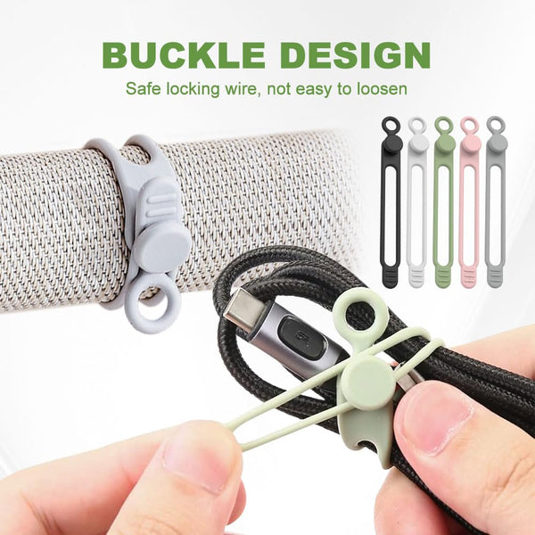 Organizador de cables de silicona Sakerplus®