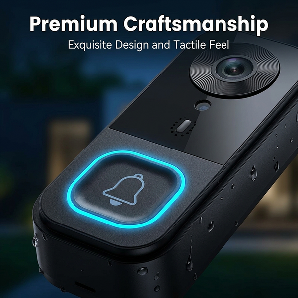 Sakerplus® Smart Video Doorbell With Indoor Display