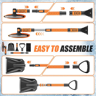 Sakerplus® Winter Snow Brush Scraper Tool