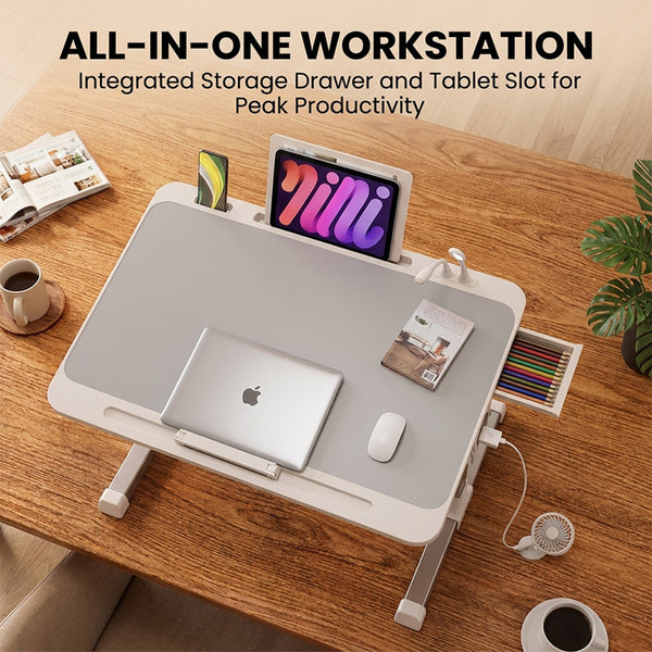 Sakerplus® Adjustable Lap Desk With Light