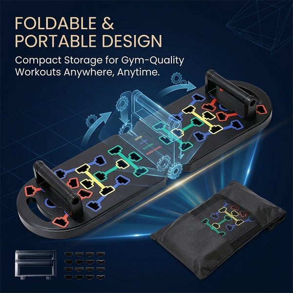 Sakerplus® Foldable Push Up Board Workout System