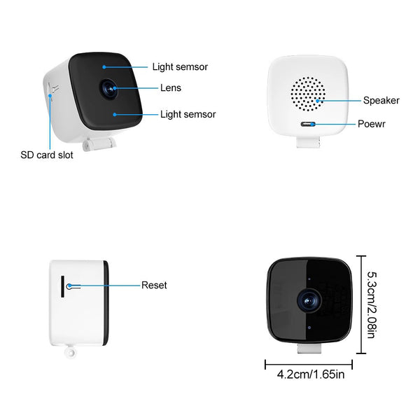 Cámara de seguridad para ventanas inteligente Sakerplus® 2K