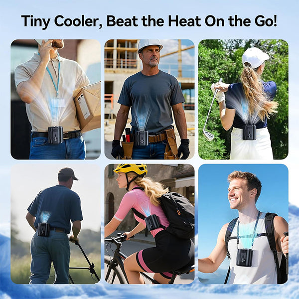 Sakerplus® Portable Ice Cooling Waist Fan