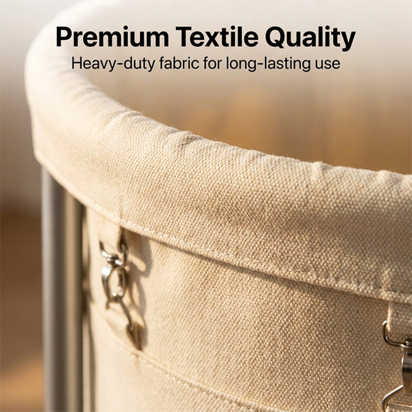 Sakerplus® Rolling Laundry Hamper With Removable Bag