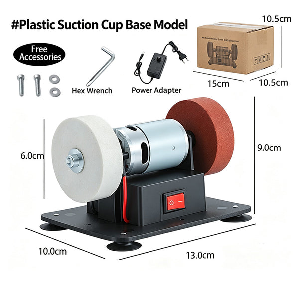 Sakerplus® Electric Knife Sharpener With Dual Grinding Wheels And Variable Speed