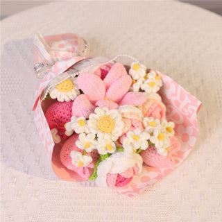 Sakerplus Crochet Flower Gift Bouquet Decoration
