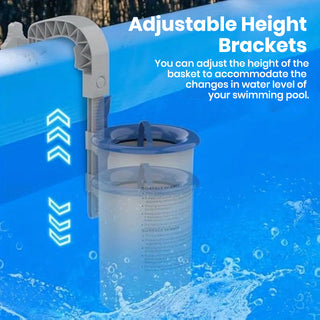 Sakerplus Floating Pool Skimmer with Mount Bracket