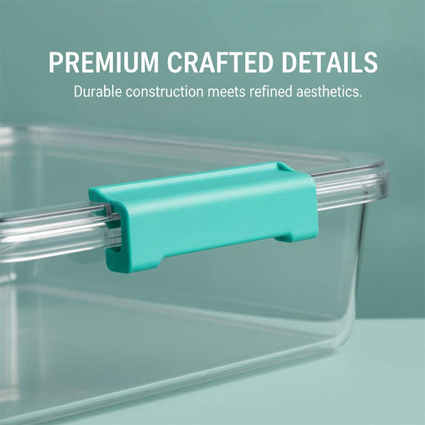Sakerplus® Transparent Stackable Storage Box with Lid