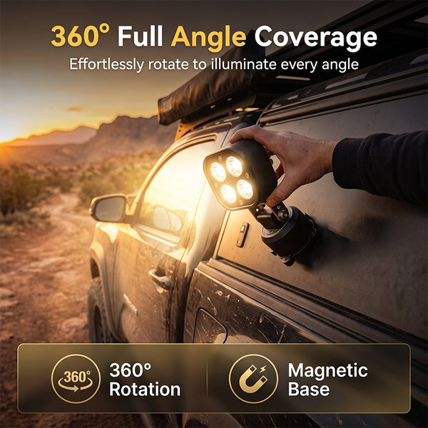 Sakerplus® 360° App-Controlled Magnetic Work Light