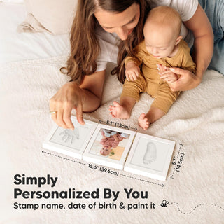 Sakerplus® Baby Handprint Footprint Frame Kit