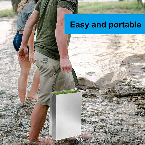 Sakerplus® Folding Sluice Box Gold Panning Kit