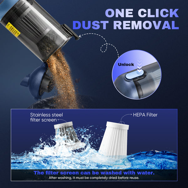 Saker 4 in 1 Handheld Car Vacuum