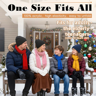 Sakerplus® Satin Lined Knit Beanie Hat