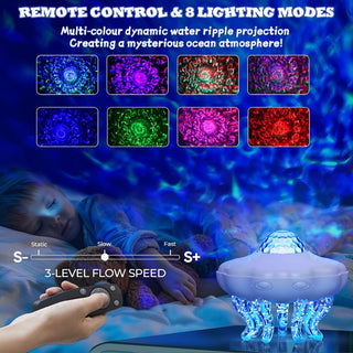 Sakerplus® 2-in-1 Ocean Wave Jellyfish Lamp