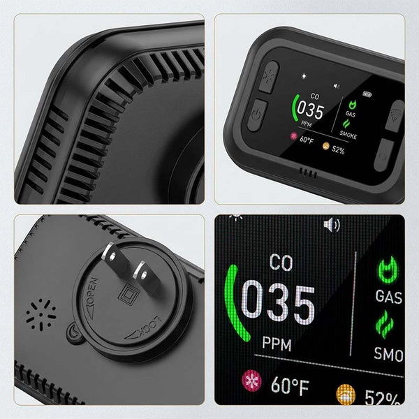 Sakerplus® Carbon Monoxide And Gas Leak Detector