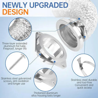Sakerplus® Magnetic Dryer Vent Connector Kit